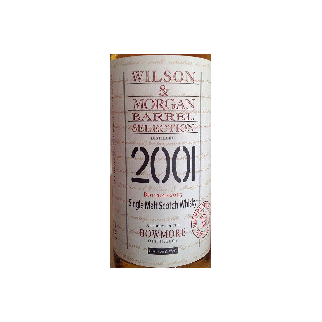 Bowmore Barrel Selection 2001 12 Years Single Malt Whisky 3
