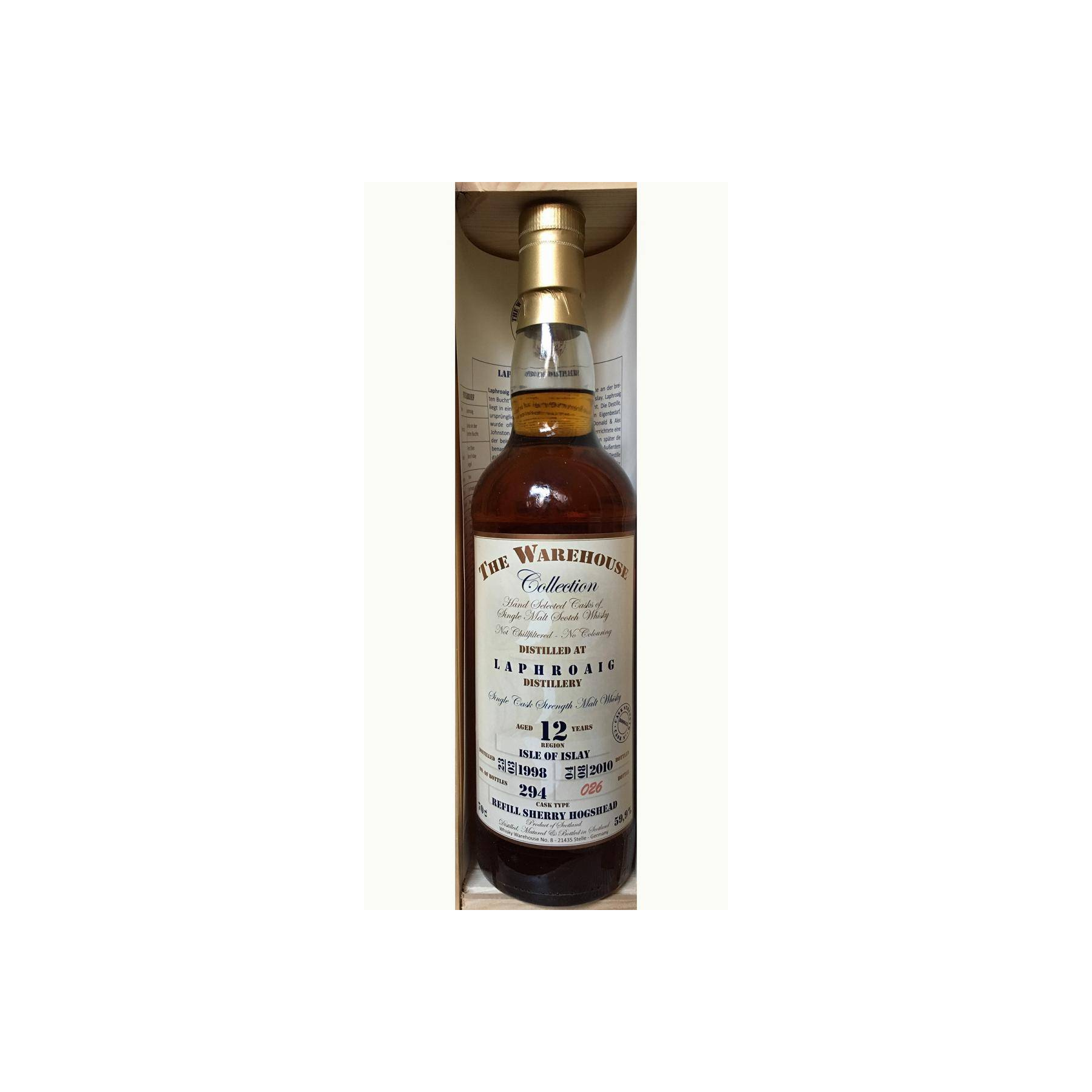 Laphroaig 1998 12 Years Single Malt Whisky