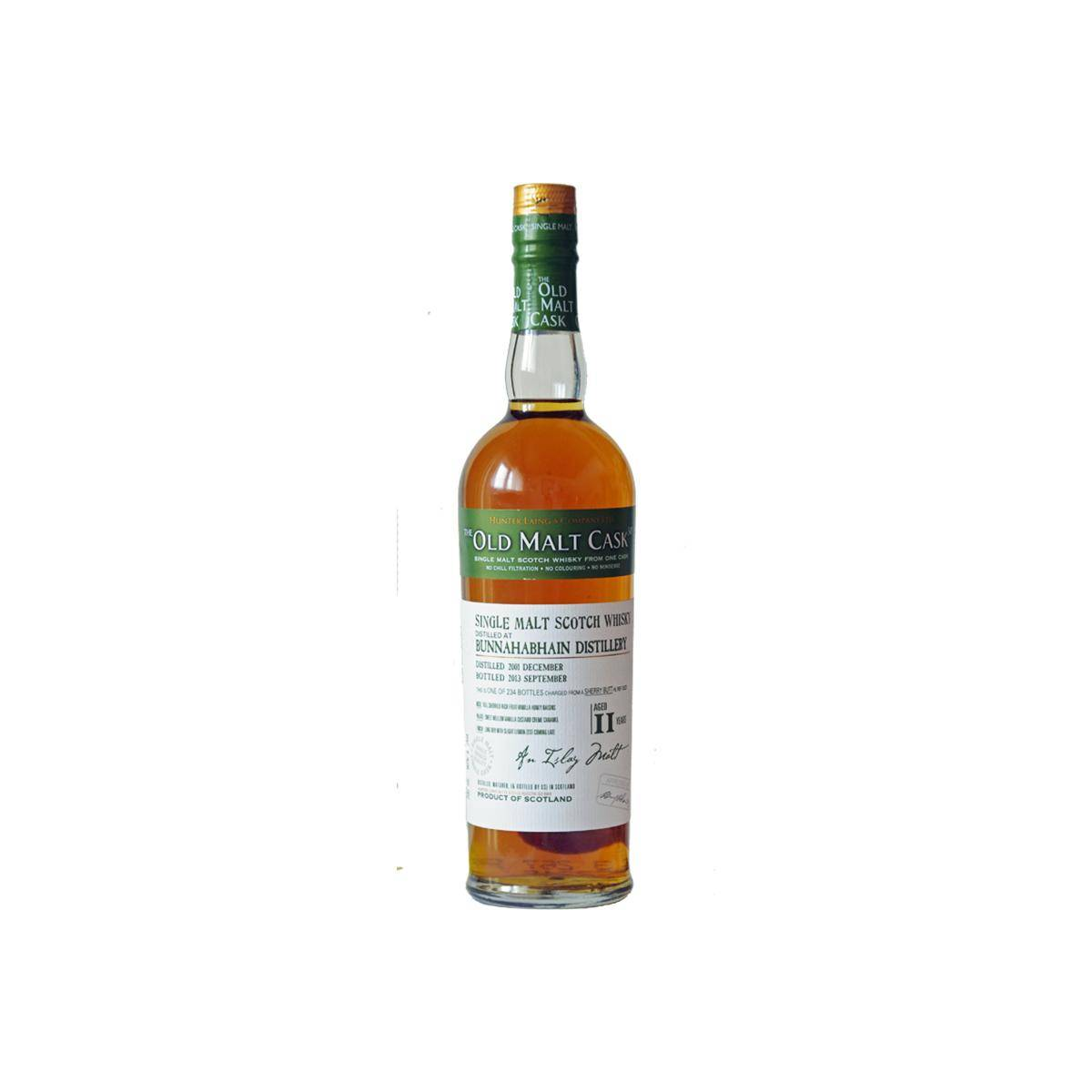 Bunnahabhain Old Malt Cask 2001 11 Years Single Malt Whisky