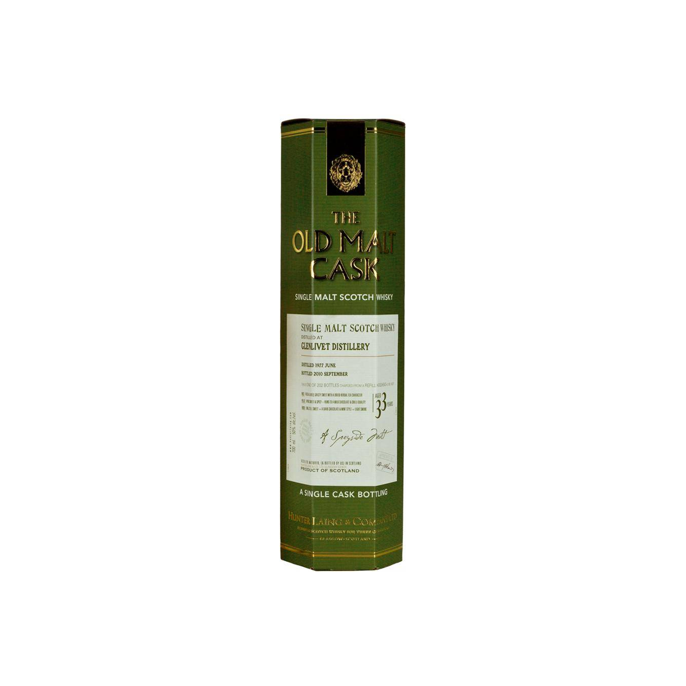 The Glenlivet Old Malt Cask 1977 33 Years Single Malt Whisky 2