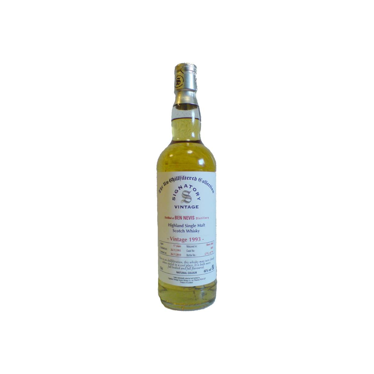 Ben Nevis The Un-Chillfiltered Collection 1993 17 Years Single Malt Whisky