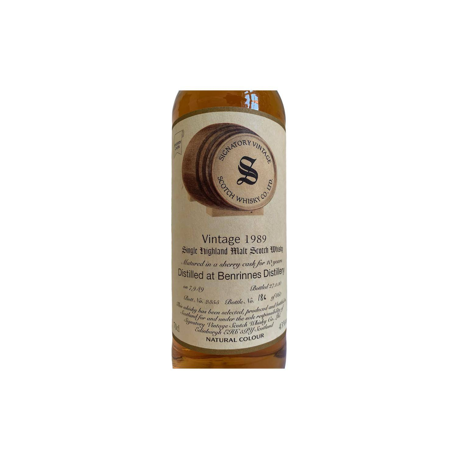 Benrinnes Vintage Collection 1989 10 Years Single Malt Whisky 2