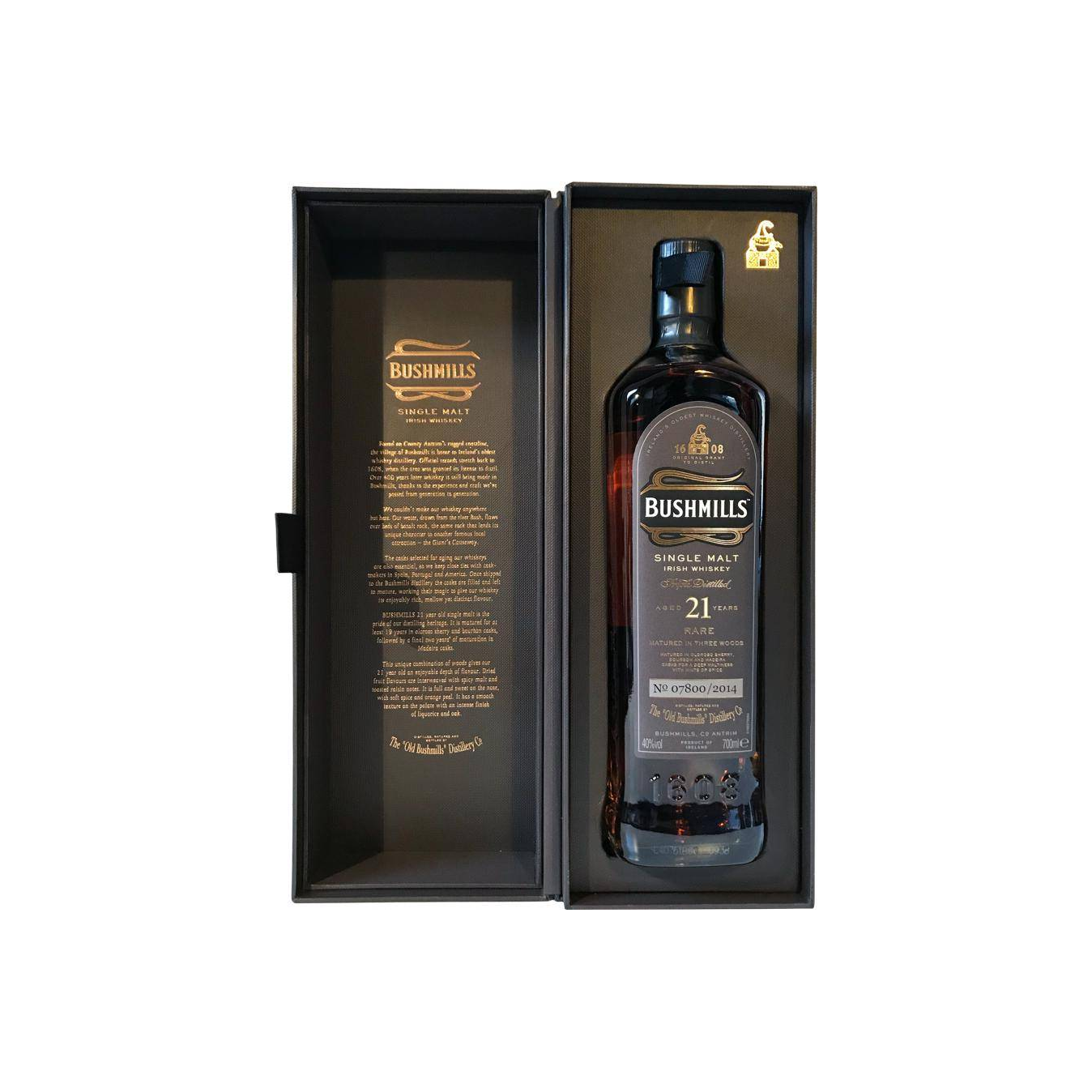 Bushmills 21 Years Single Malt Whisky 3