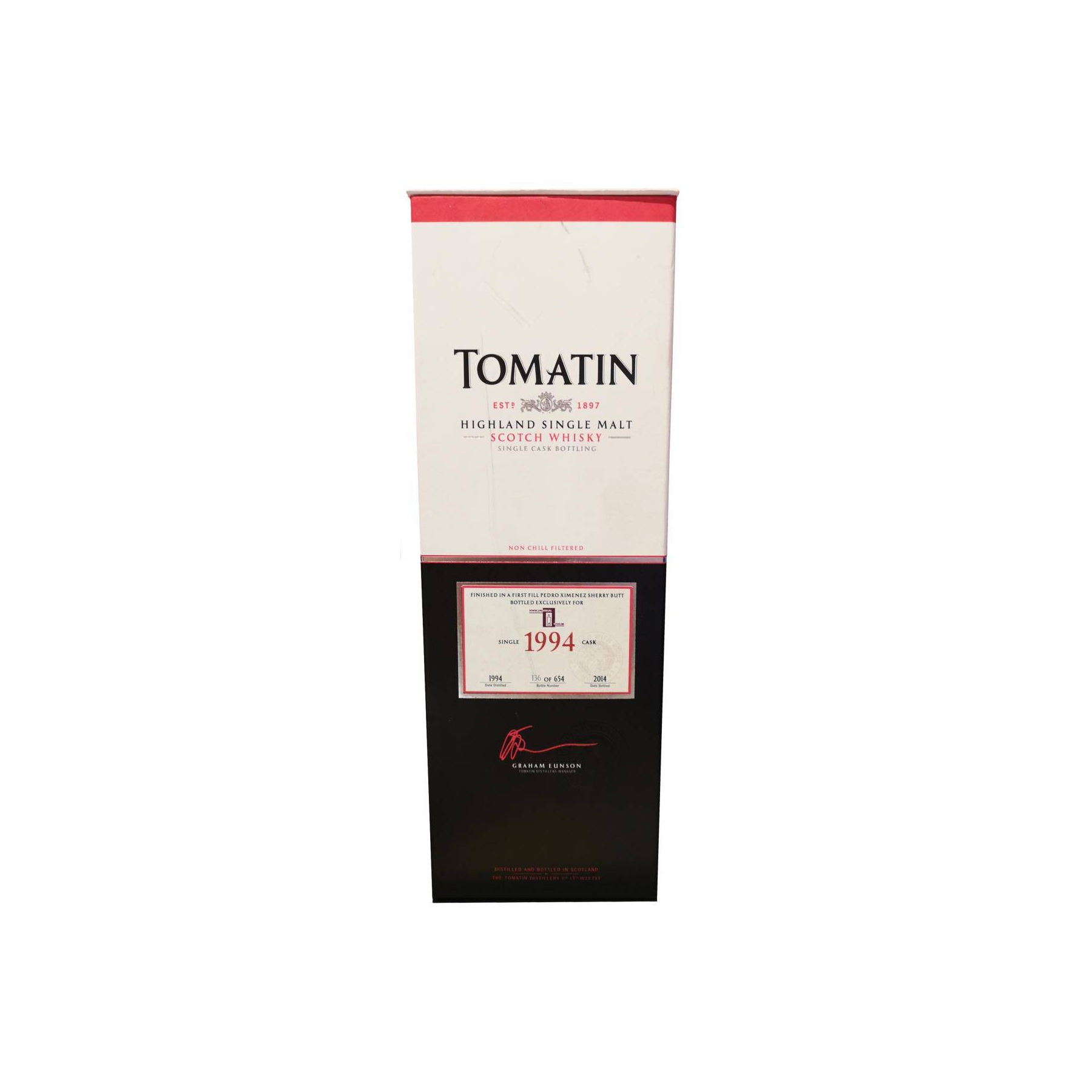 Tomatin 1994 20 Years Single Malt Whisky 3