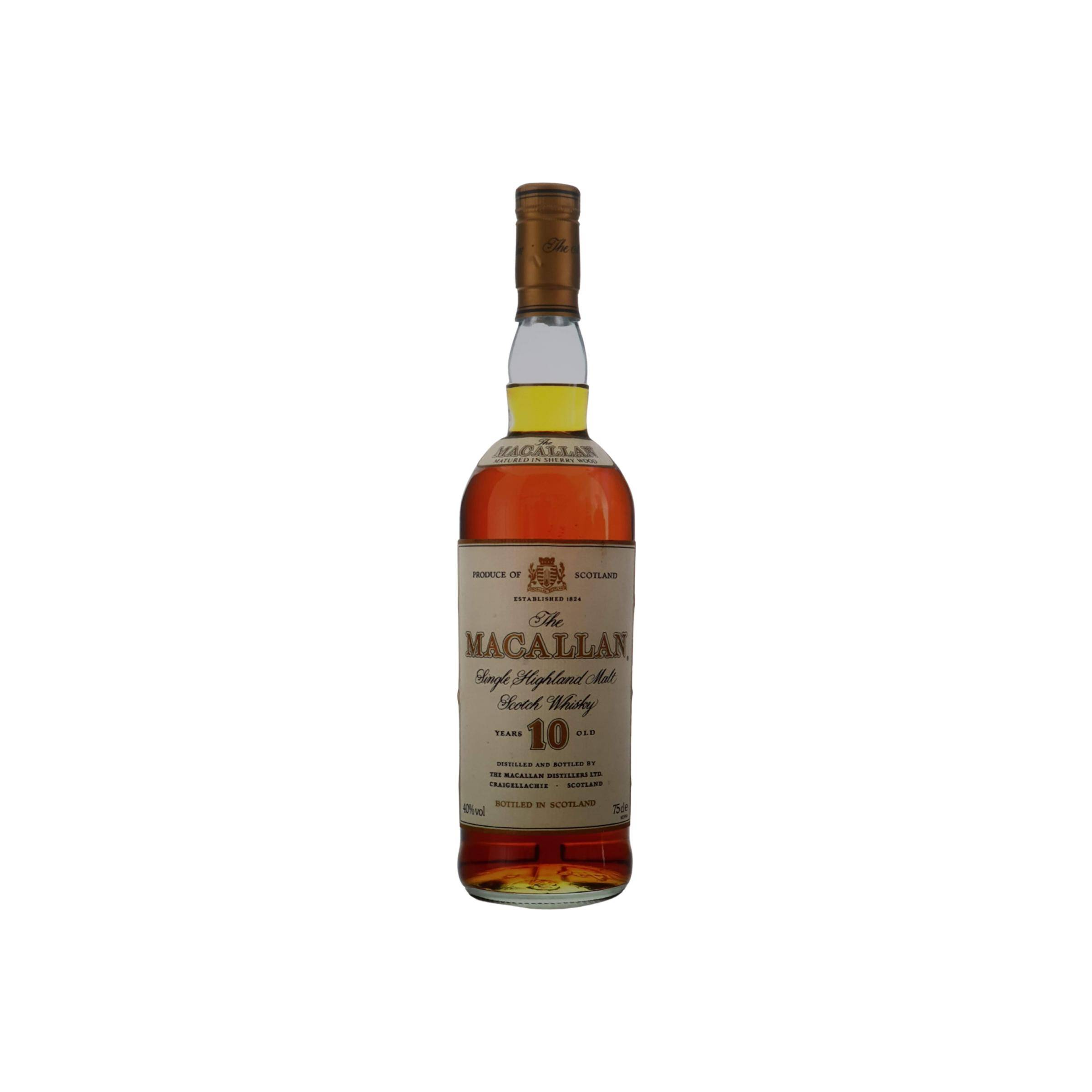 The Macallan 10 Years Single Malt Whisky