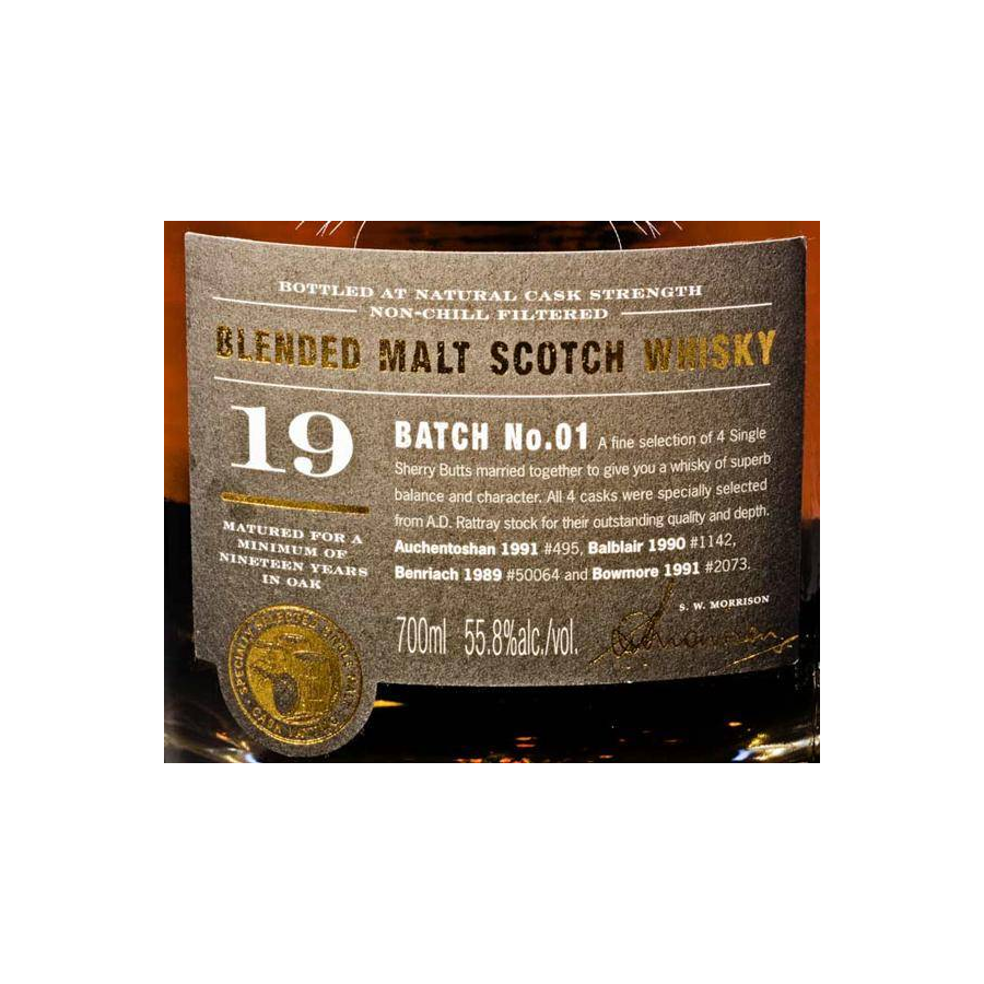A.D. Rattray 19 Years Blended Malt Whisky 2