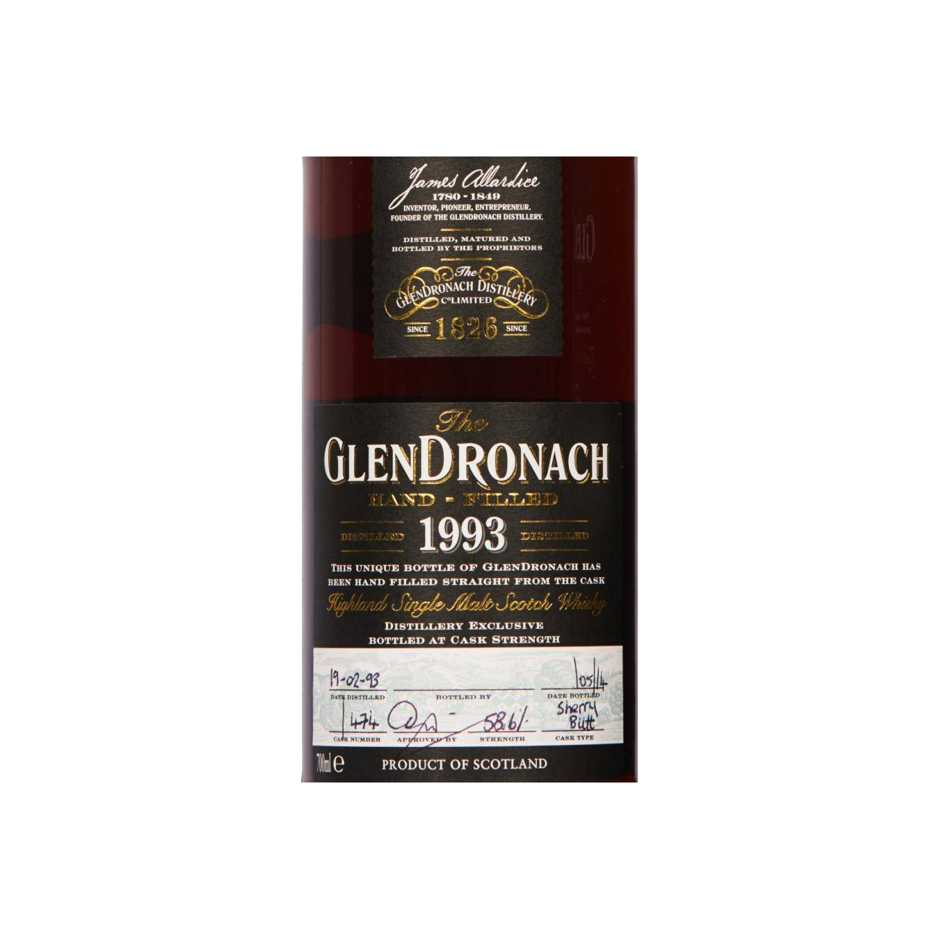 GlenDronach 1993 Single Malt Whisky 3