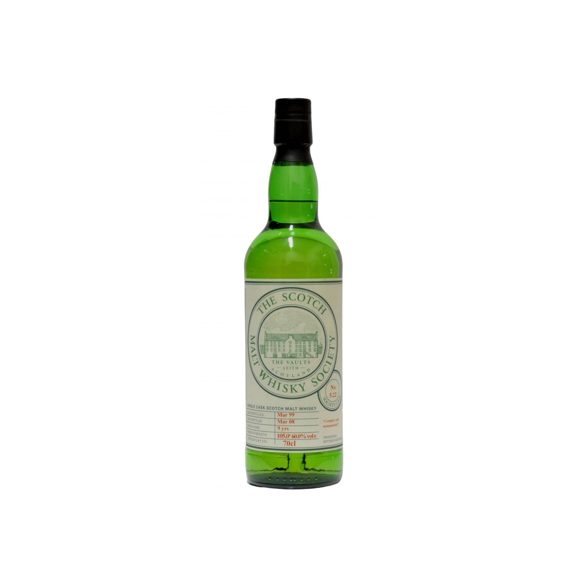 The Scotch Malt Whisky Society 1999 9 Years Single Malt Whisky