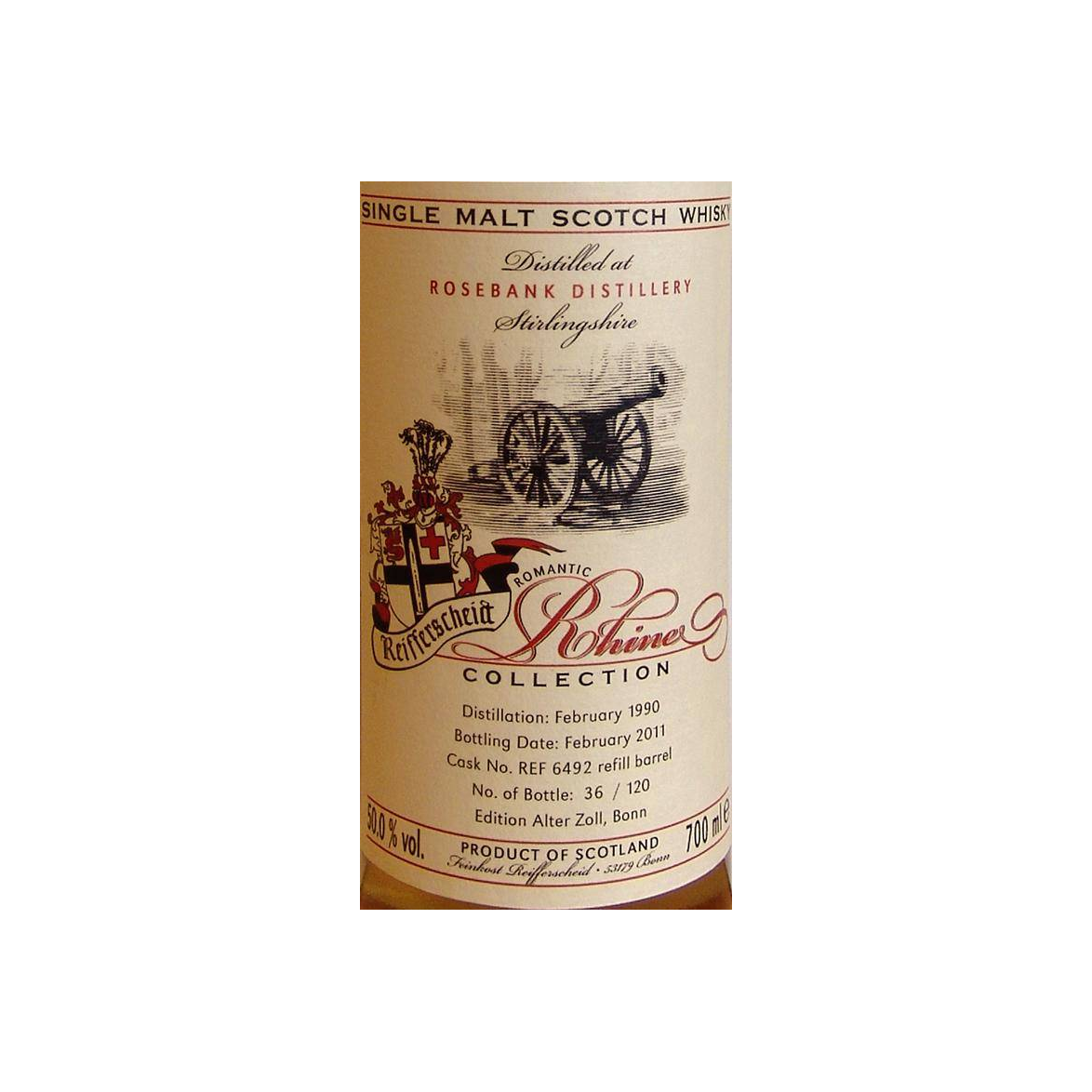 Rosebank 1990 21 Years Single Malt Whisky 3