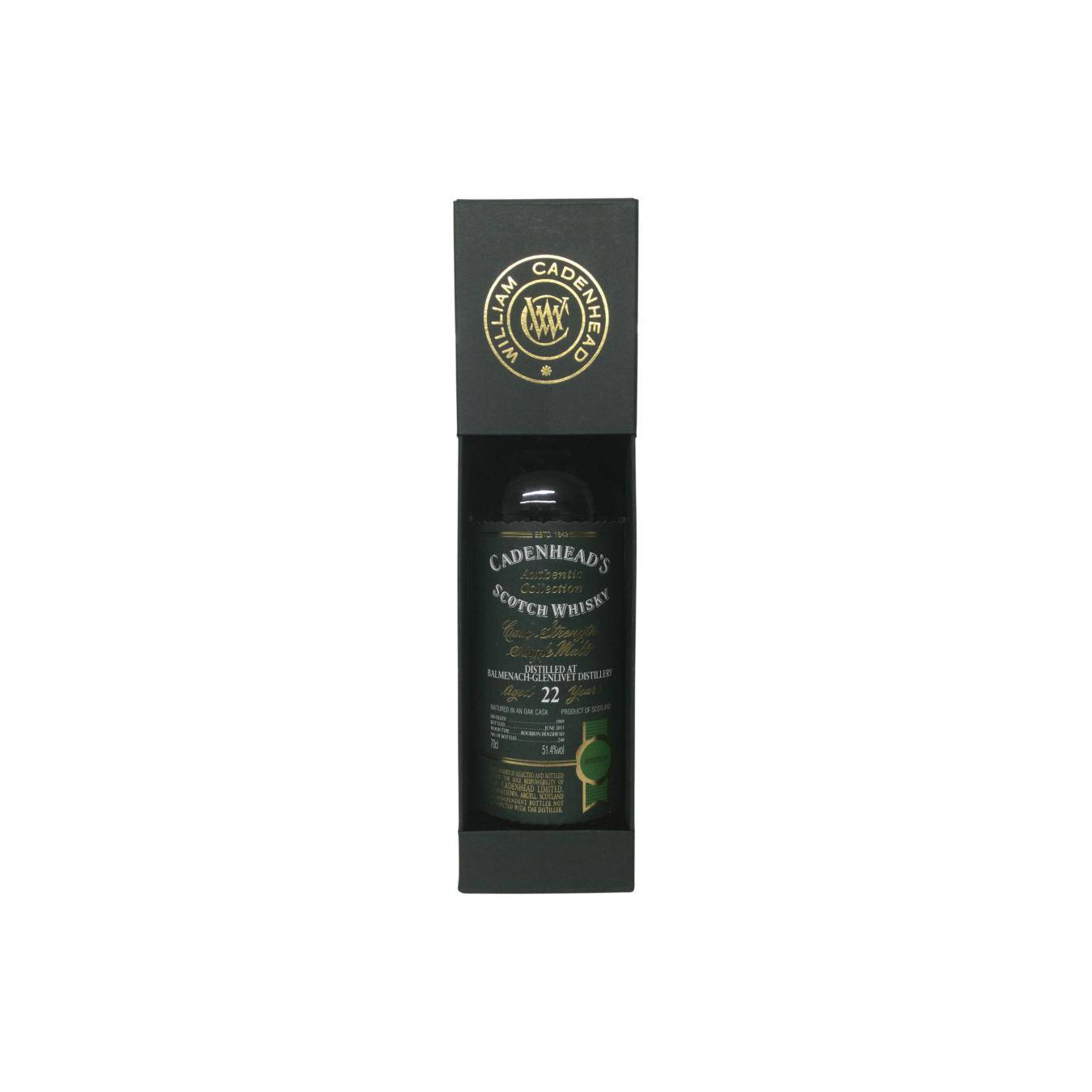 Balmenach Authentic Collection 1989 22 Years Single Malt Whisky