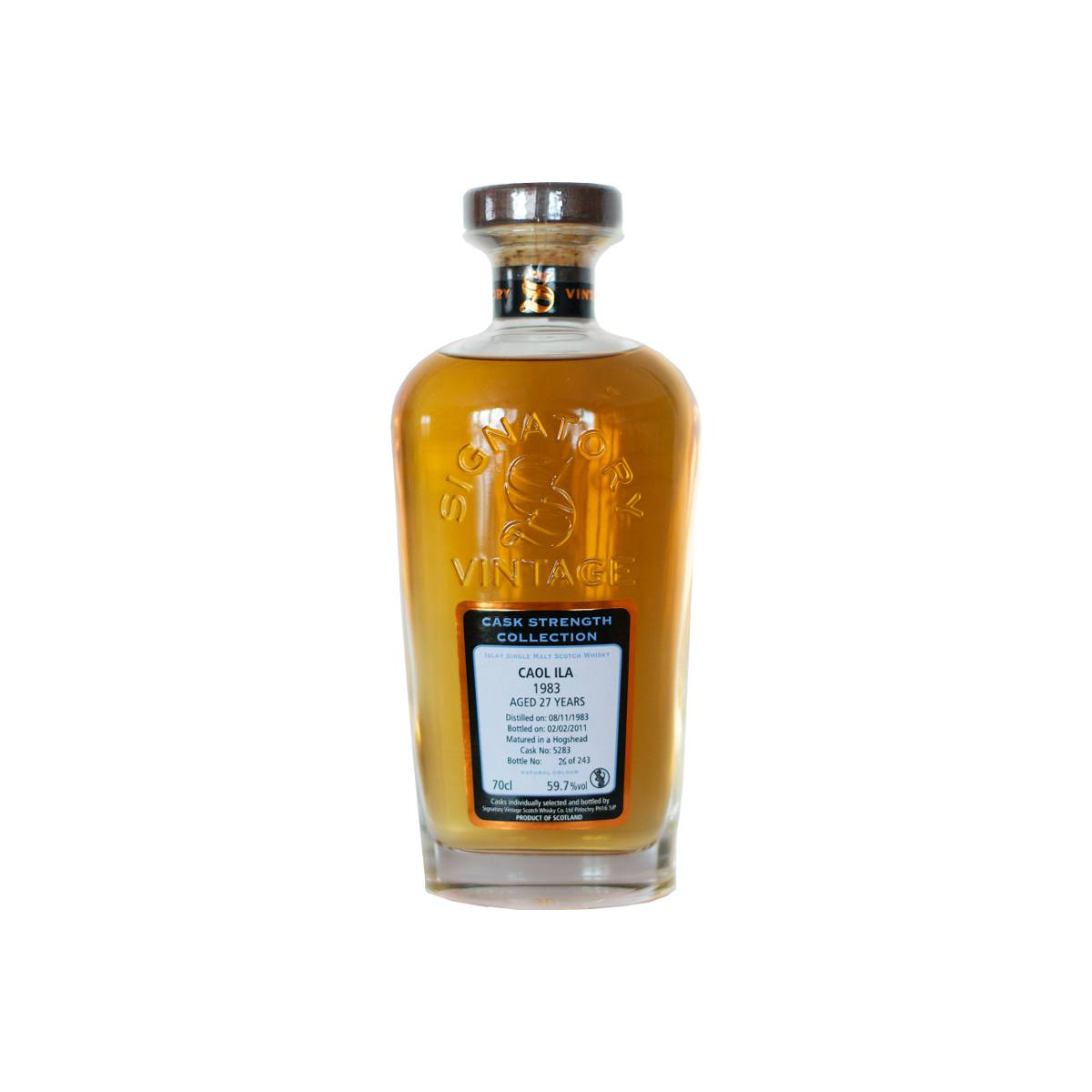 Caol Ila Cask Strength Collection 1983 27 Years Single Malt Whisky