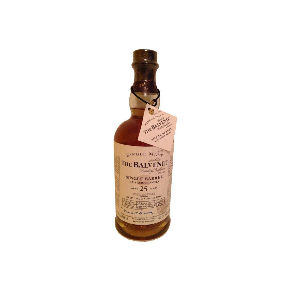 The Balvenie Single Cask 1974 25 Years Single Malt Whisky