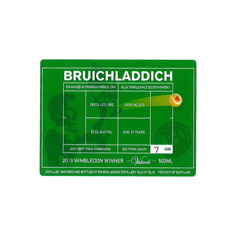 Bruichladdich 1992 21 Years Single Malt Whisky 2