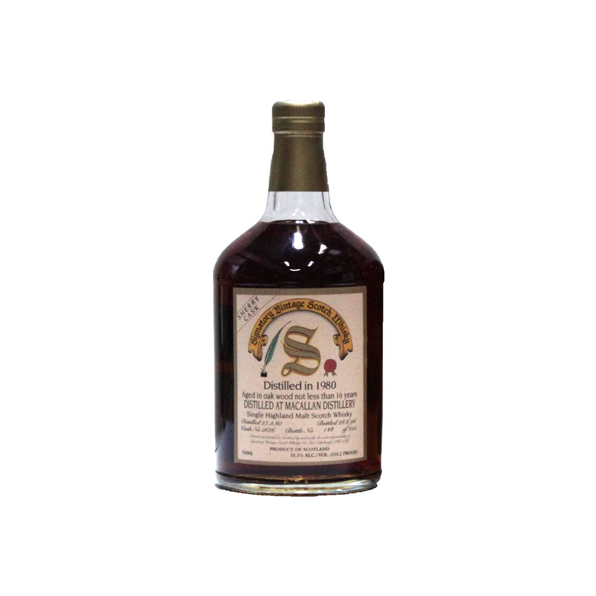 The Macallan Vintage Collection - Dumpy 1980 16 Years Single Malt Whisky