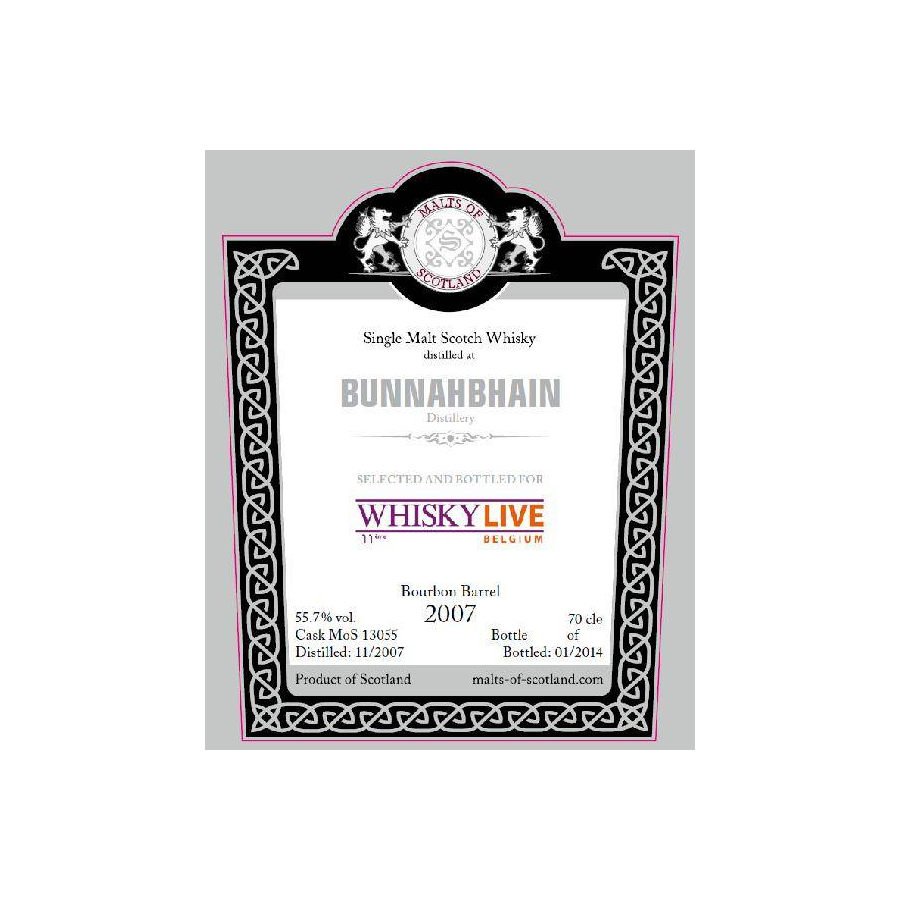 Bunnahabhain 2007 6 Years Single Malt Whisky 2
