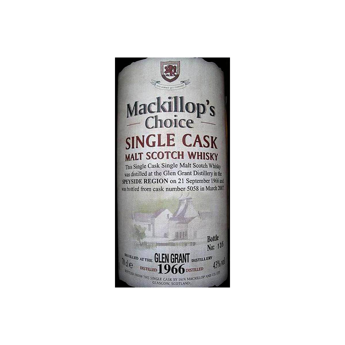 Glen Grant Single Cask 1966 40 Years Single Malt Whisky