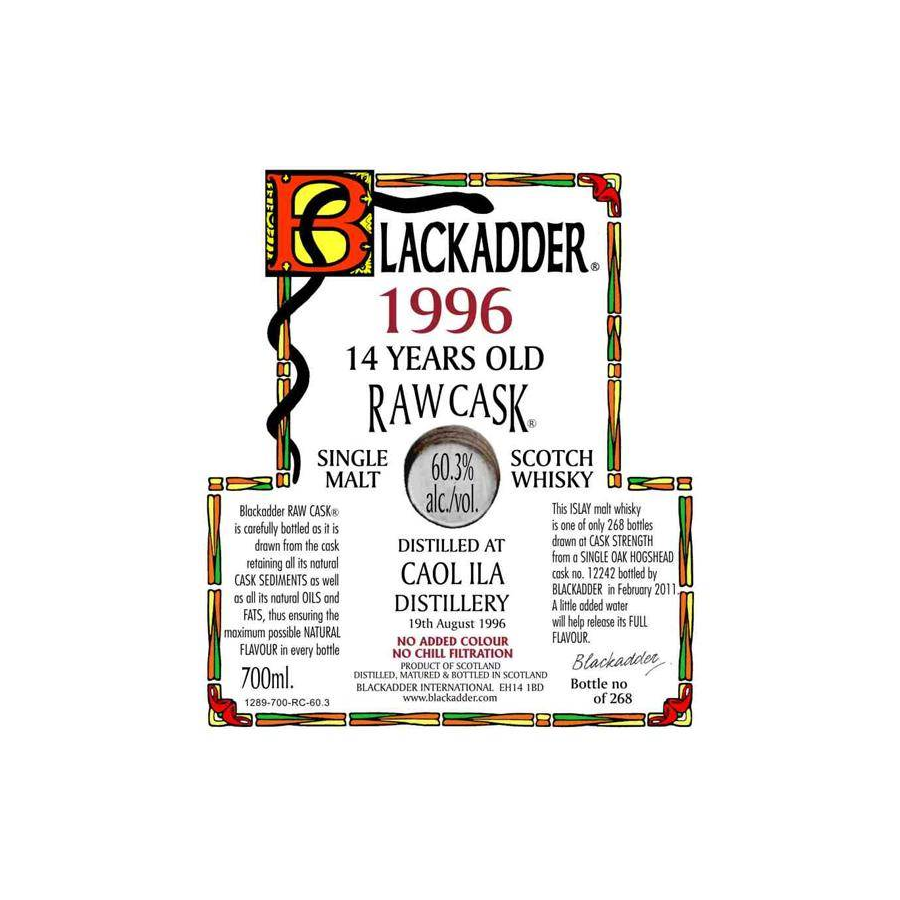 Caol Ila Raw Cask 1996 14 Years Single Malt Whisky