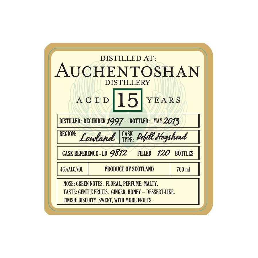 Auchentoshan 1997 15 Years Single Malt Whisky