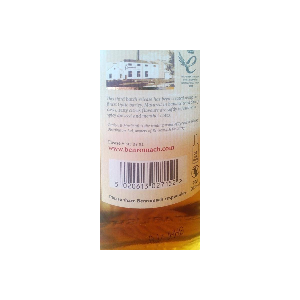 Benromach 2000 10 Years Single Malt Whisky 2