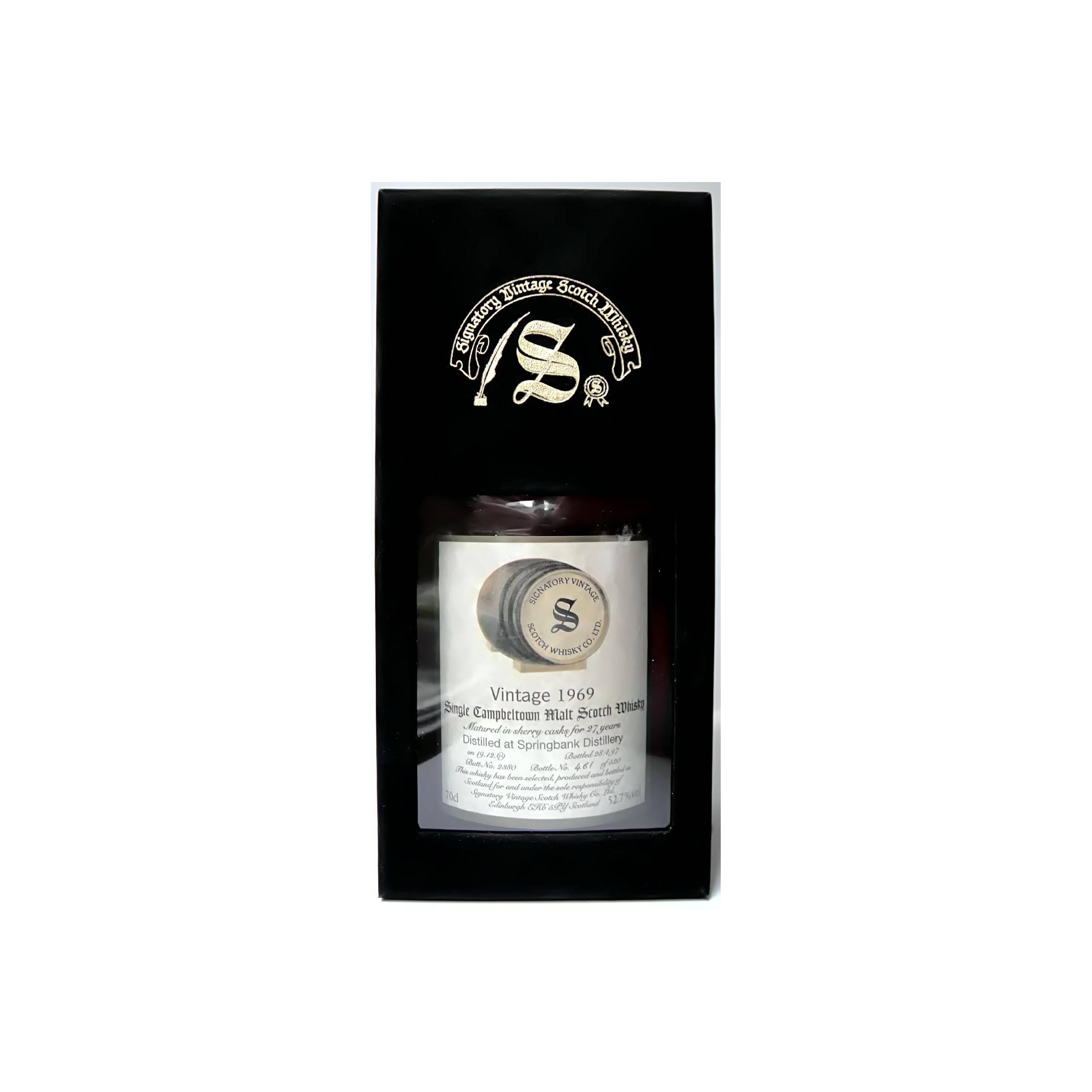 Springbank Vintage Collection - Dumpy 1969 27 Years Single Malt Whisky 3