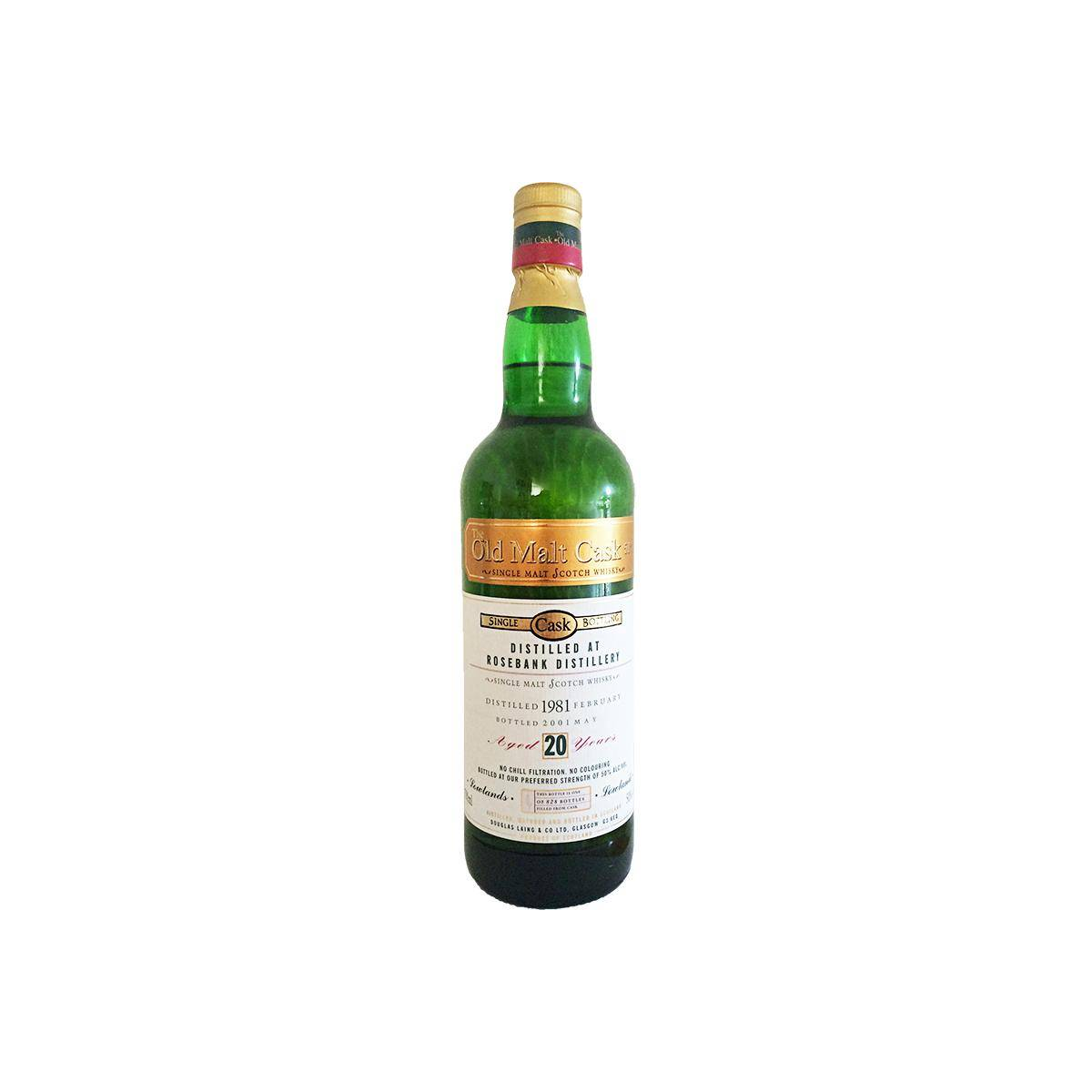 Rosebank Old Malt Cask 1981 20 Years Single Malt Whisky
