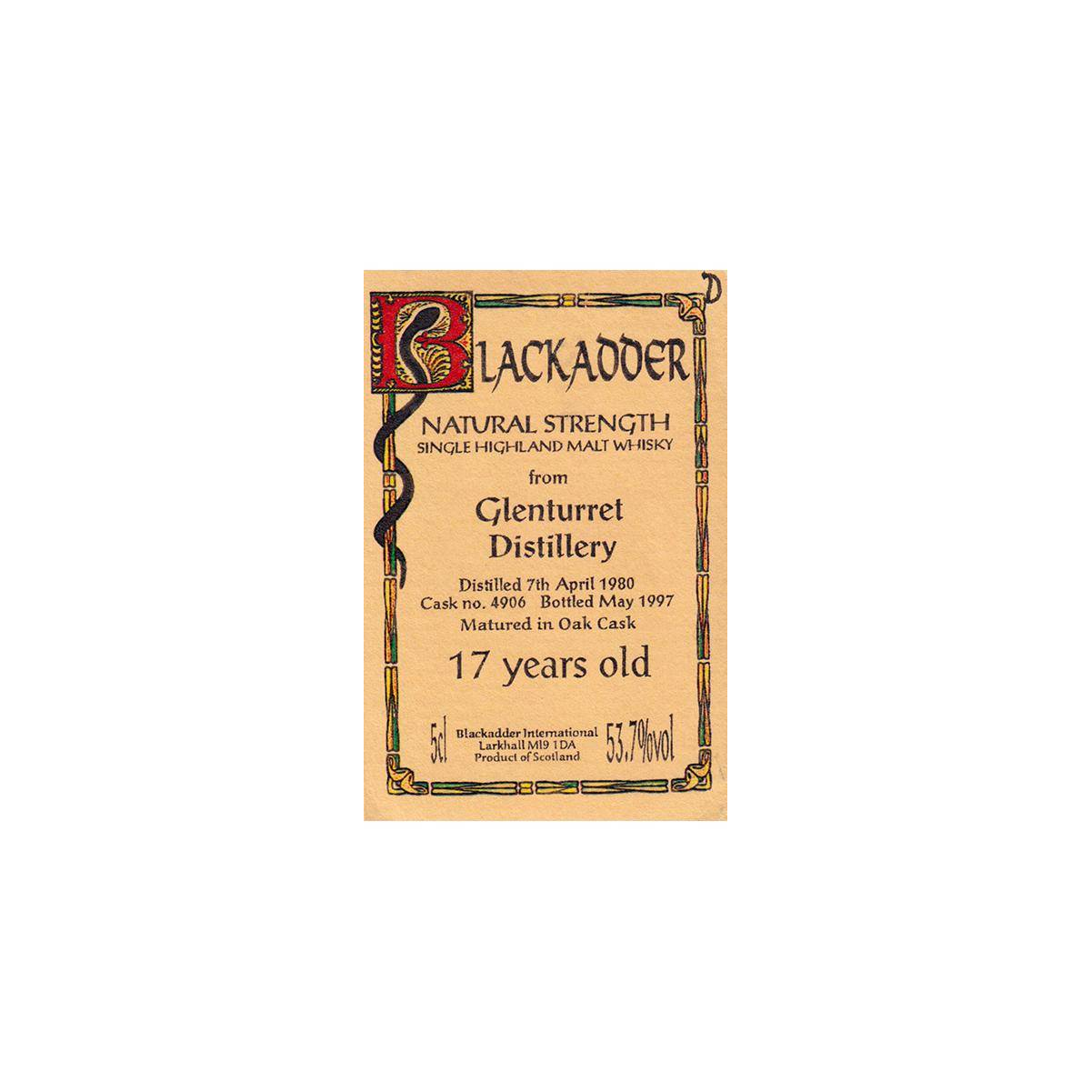 The Glenturret 1980 17 Years Single Malt Whisky 3