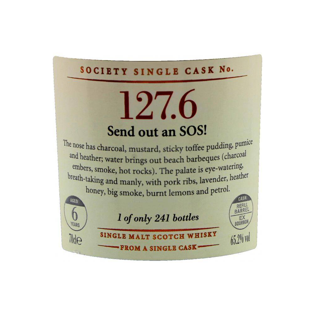 The Scotch Malt Whisky Society 2003 6 Years Single Malt Whisky 2