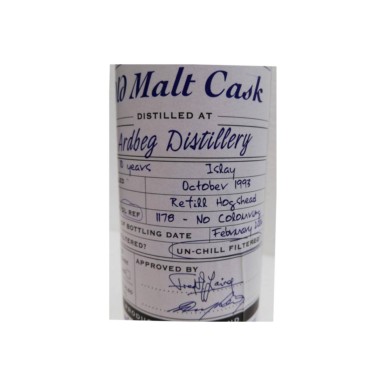 Ardbeg 1993 10 Years Single Malt Whisky 3