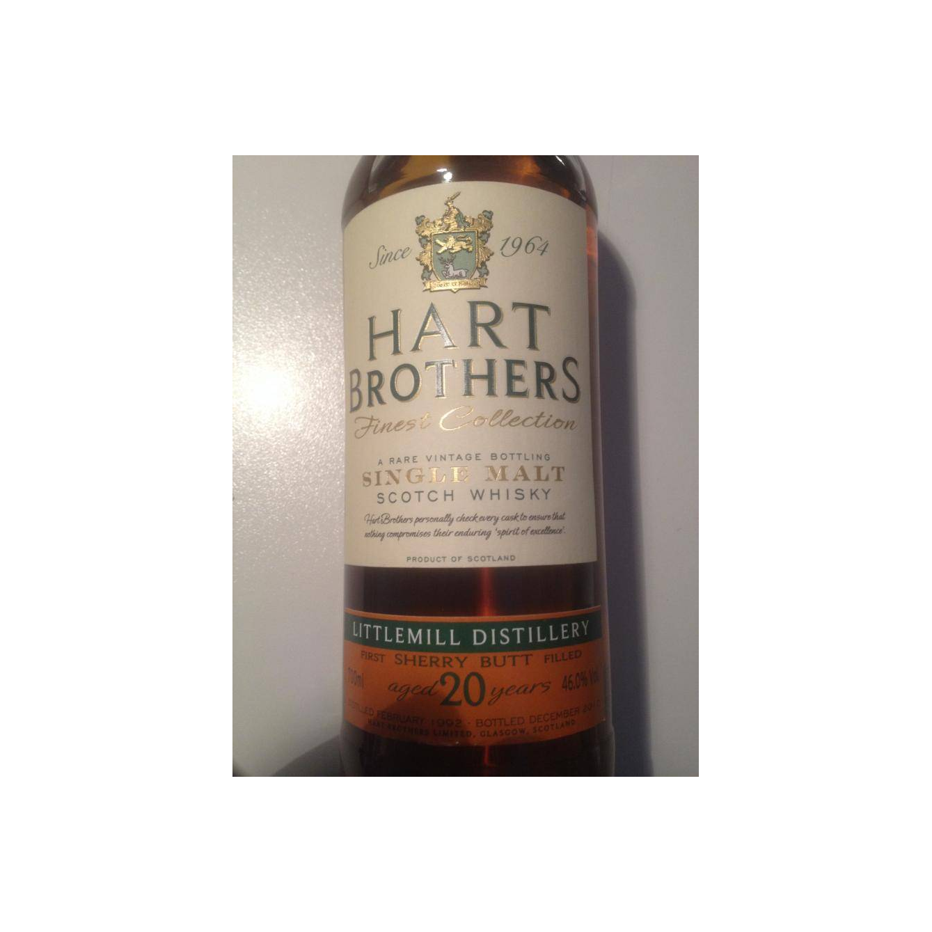 Littlemill Finest Collection 1992 20 Years Single Malt Whisky 2