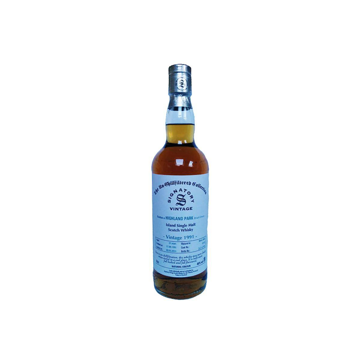 Highland Park The Un-Chillfiltered Collection 1991 21 Years Single Malt Whisky