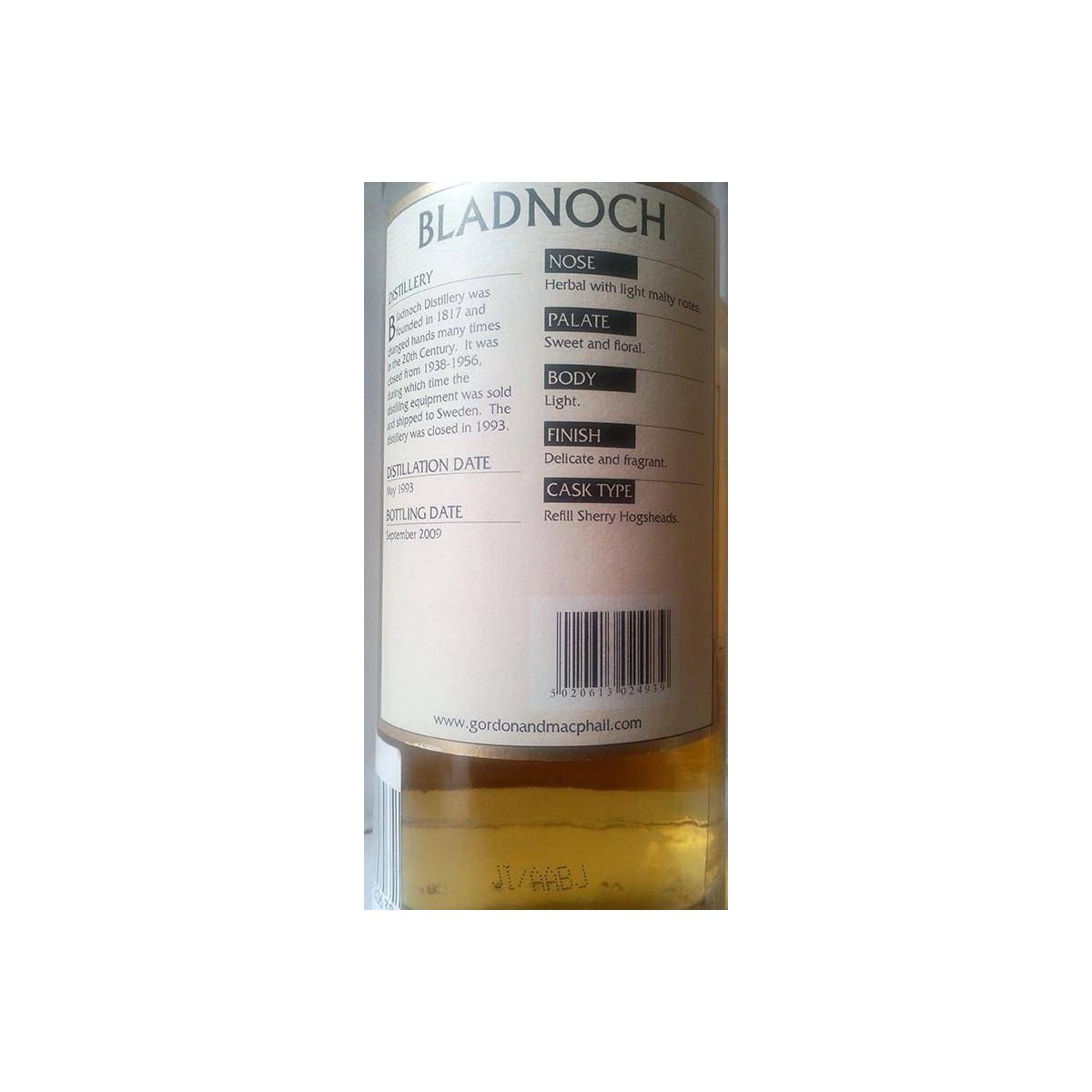 Bladnoch Connoisseurs Choice 1993 16 Years Single Malt Whisky 2