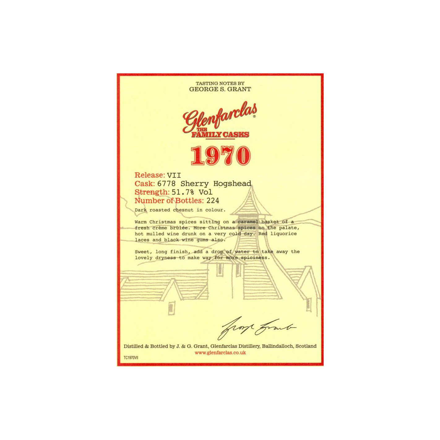 Glenfarclas 1970 41 Years Single Malt Whisky 2