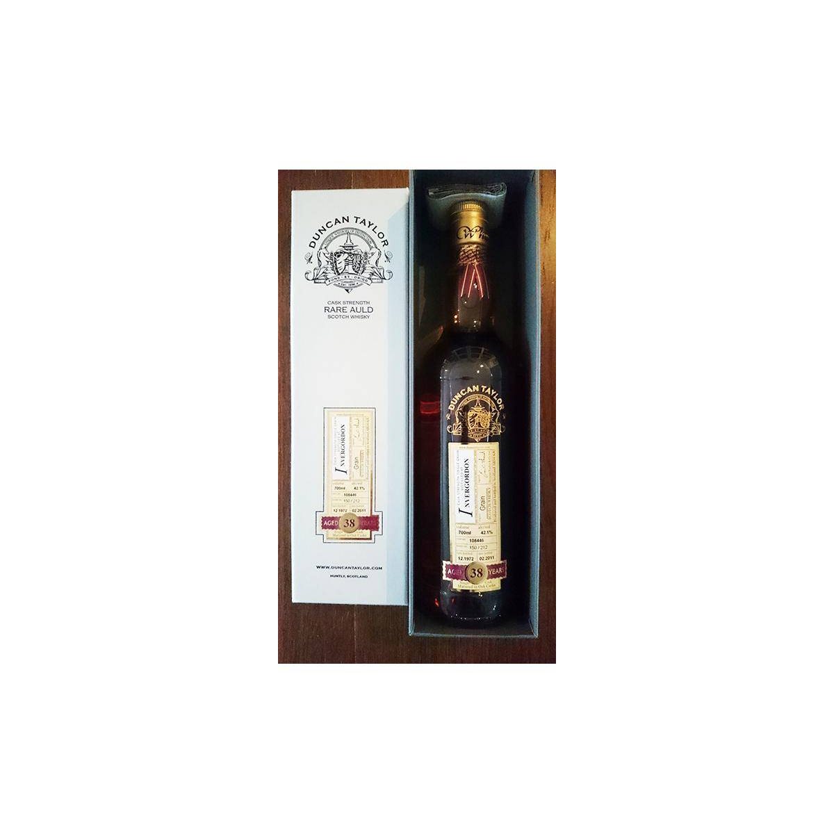 Invergordon Rare Auld 1972 38 Years Single Grain Whisky