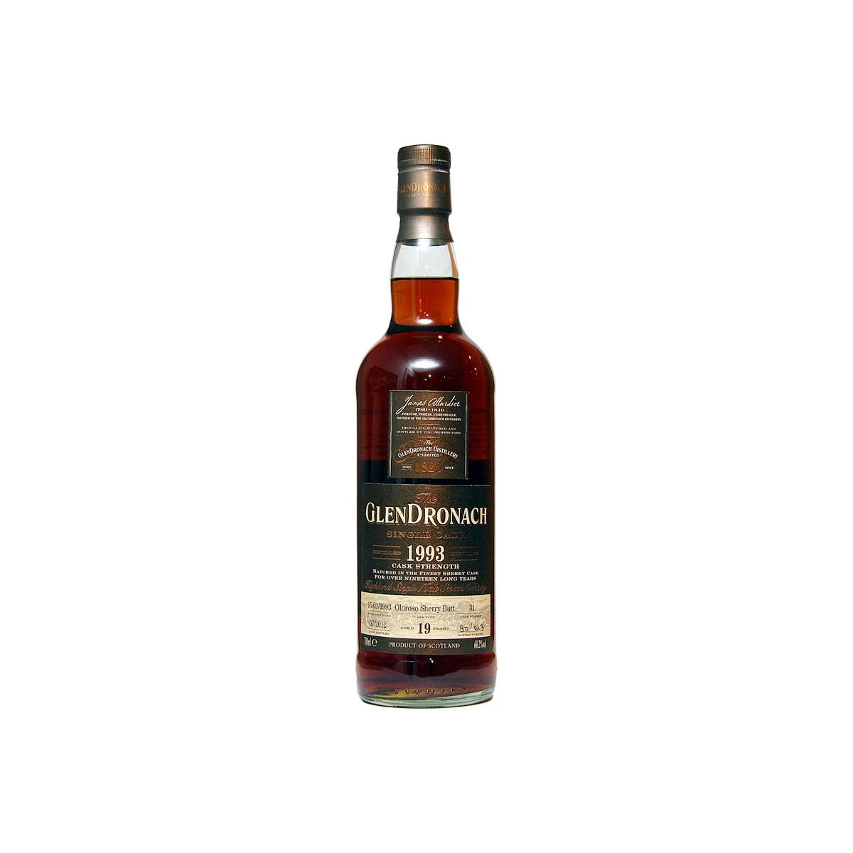 GlenDronach Single Cask 1993 19 Years Single Malt Whisky