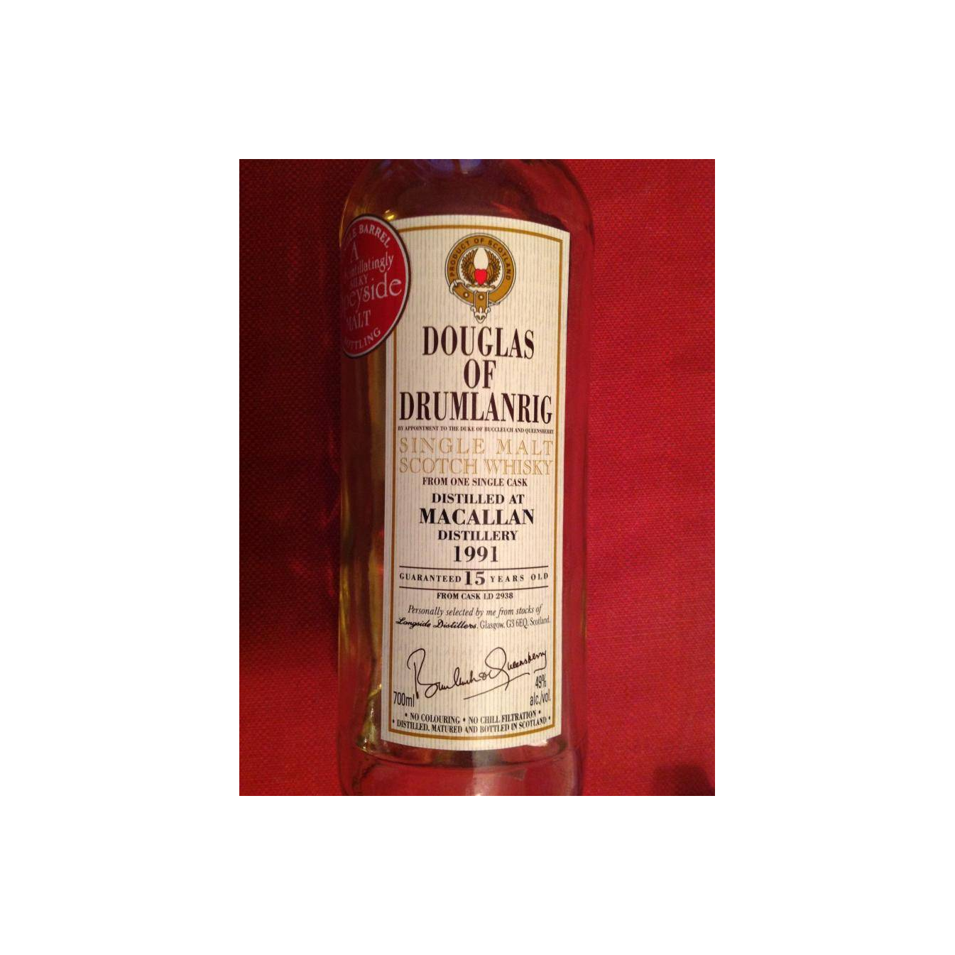 The Macallan 1991 15 Years Single Malt Whisky