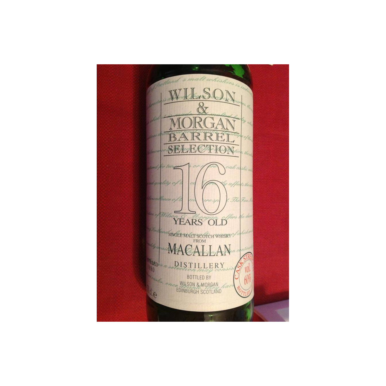 The Macallan 1980 16 Years Single Malt Whisky 2