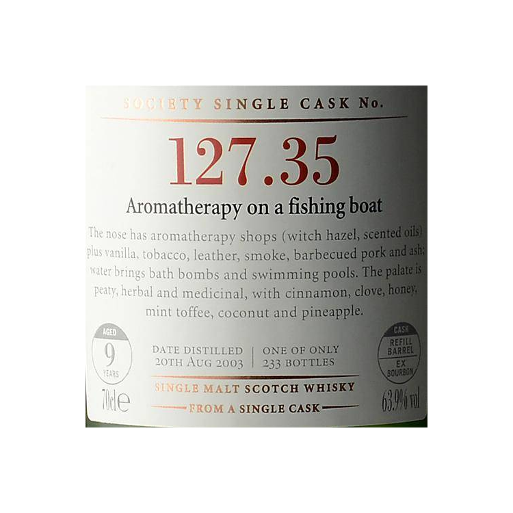 The Scotch Malt Whisky Society 2003 9 Years Single Malt Whisky 2
