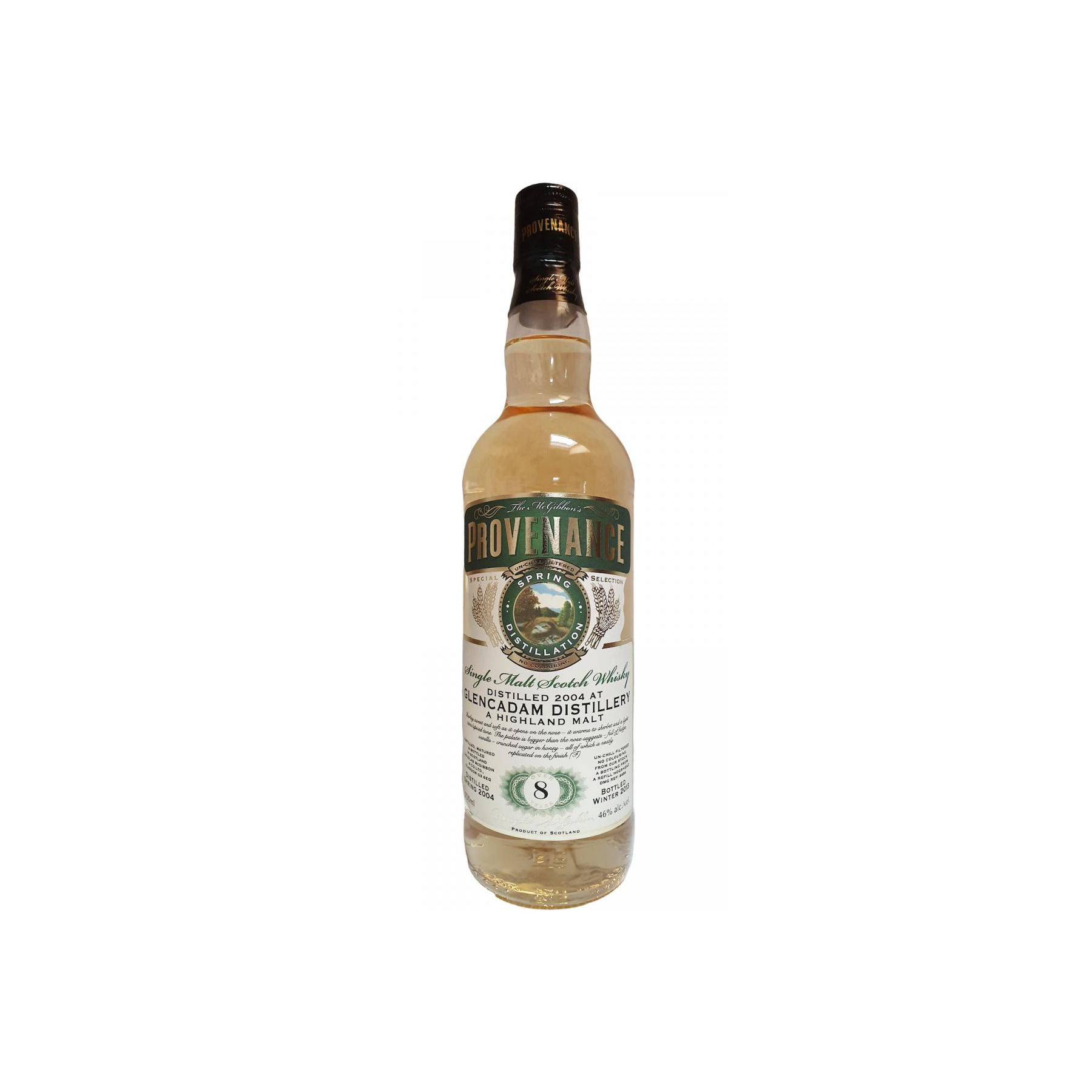 Glencadam McGibbon's Provenance 2004 8 Years Single Malt Whisky