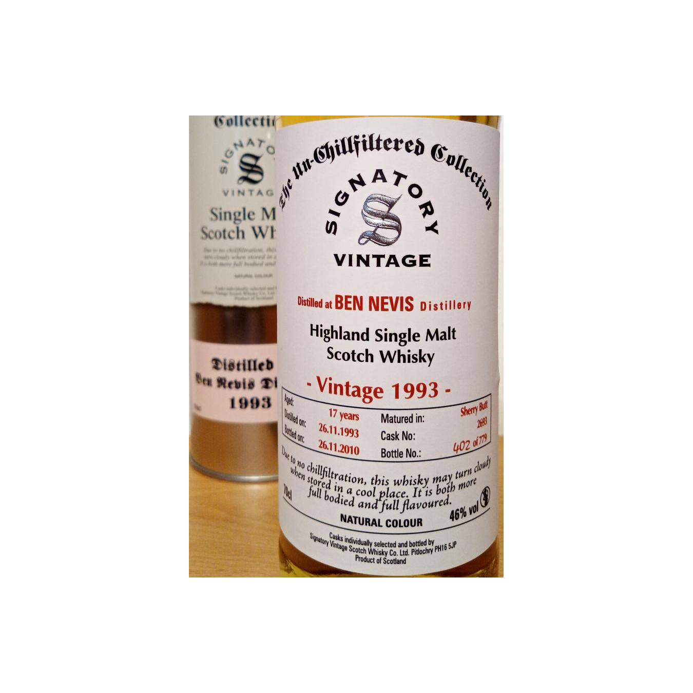Ben Nevis The Un-Chillfiltered Collection 1993 17 Years Single Malt Whisky 3