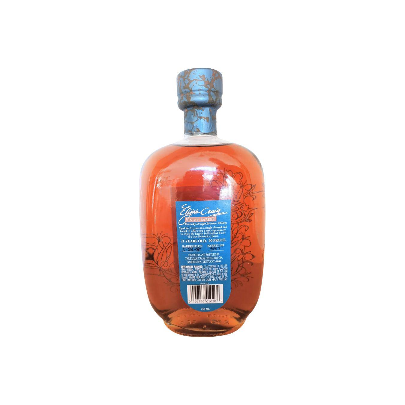 Elijah Craig Single Cask 1990 21 Years Bourbon Whisky 2