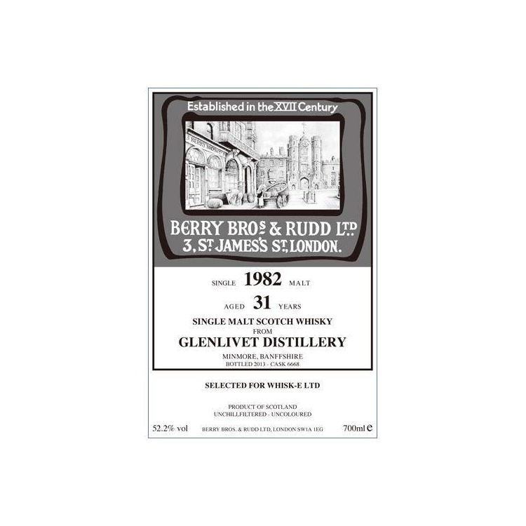 The Glenlivet 1982 31 Years Single Malt Whisky