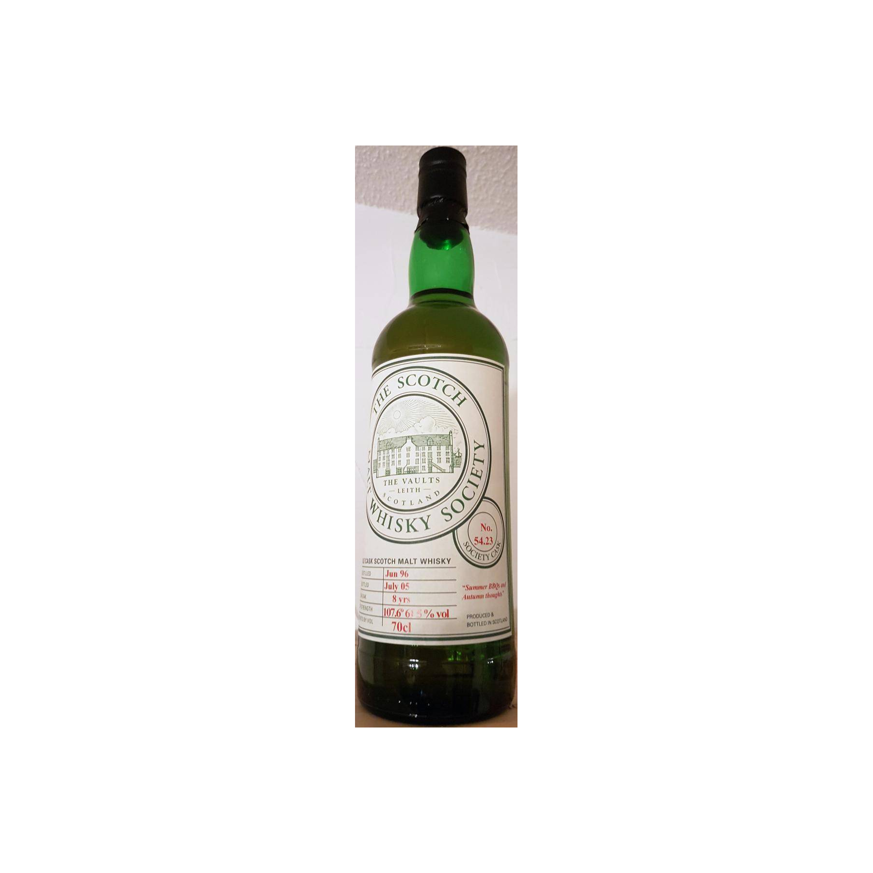 The Scotch Malt Whisky Society 1996 8 Years Single Malt Whisky