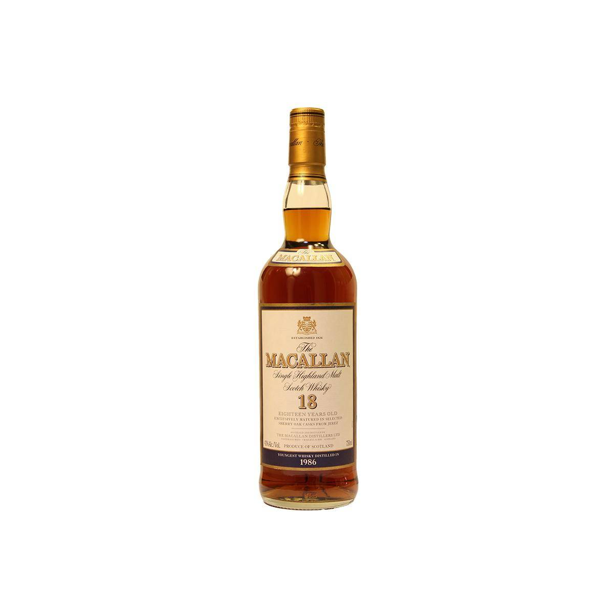 The Macallan 1986 18 Years Single Malt Whisky