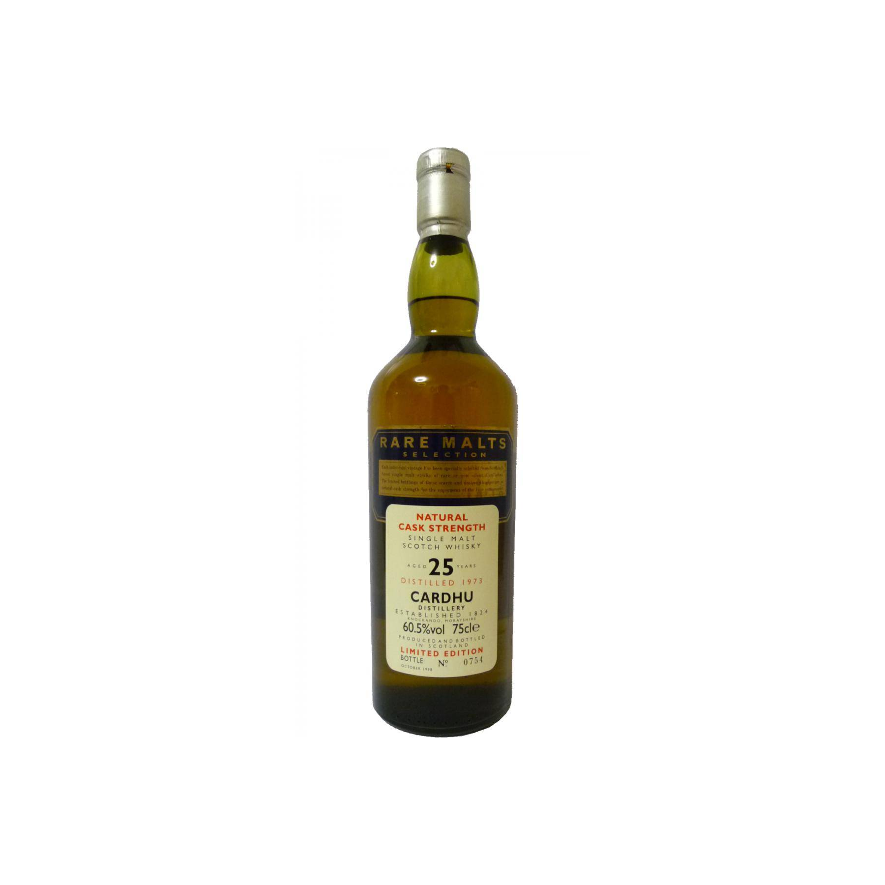 Cardhu 1973 25 Years Single Malt Whisky