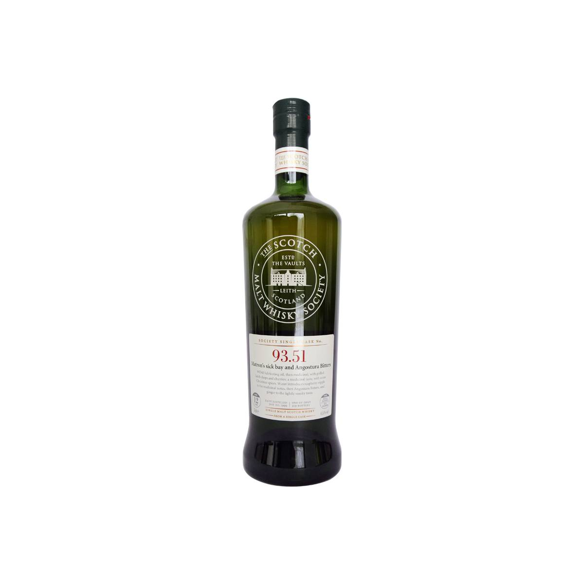 The Scotch Malt Whisky Society 1999 12 Years Single Malt Whisky