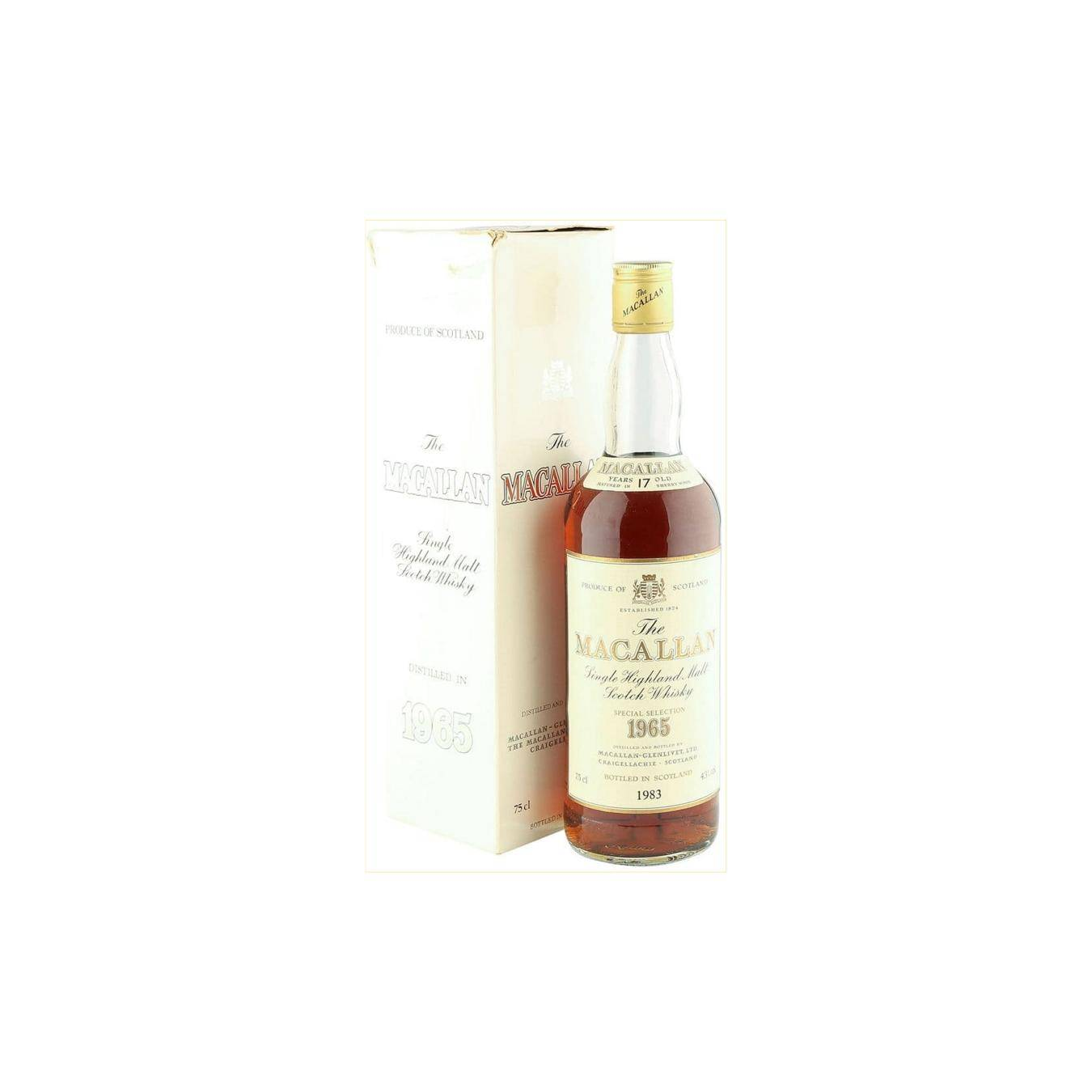 The Macallan 1965 17 Years Single Malt Whisky
