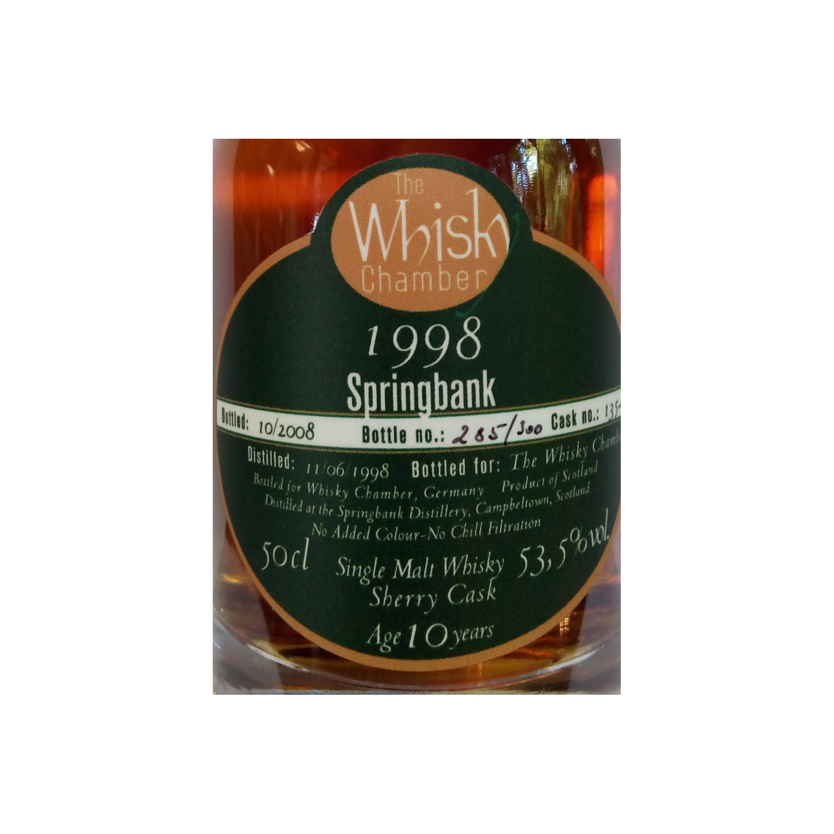 Springbank 1998 10 Years Single Malt Whisky 2