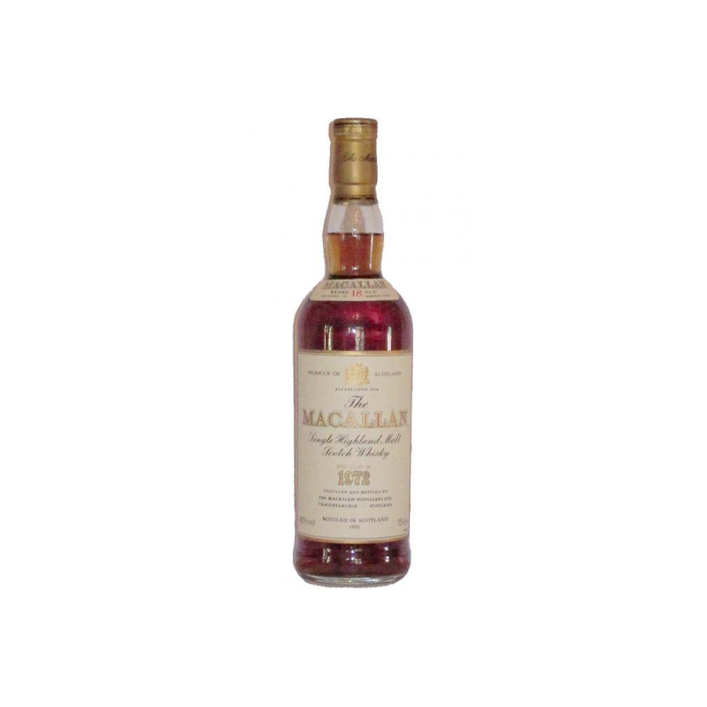 The Macallan 1972 18 Years Single Malt Whisky