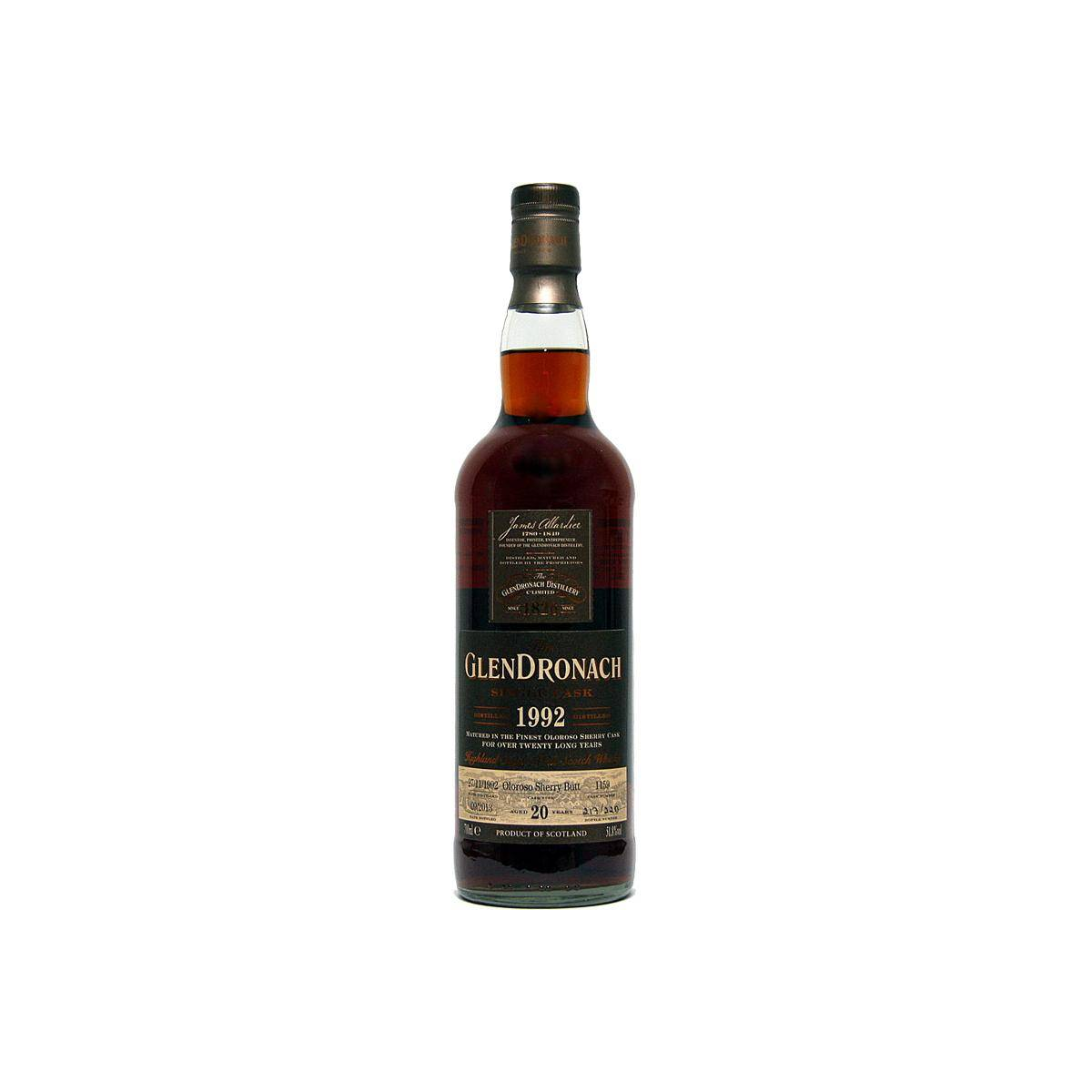 GlenDronach Single Cask 1992 20 Years Single Malt Whisky