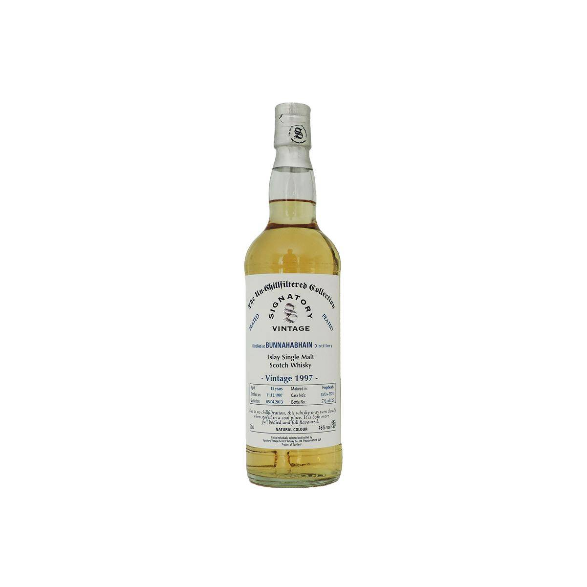 Bunnahabhain The Un-Chillfiltered Collection 1997 15 Years Single Malt Whisky